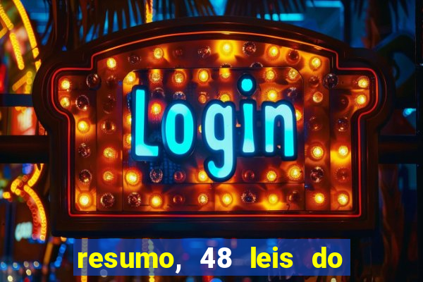 resumo, 48 leis do poder pdf